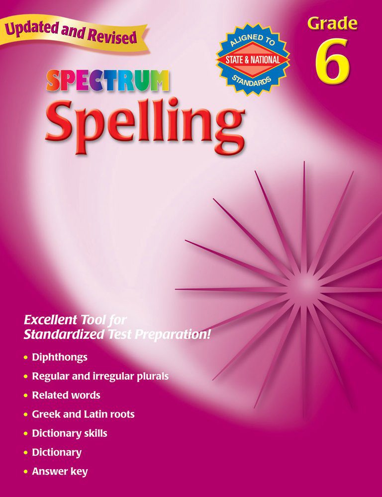 Rich Results on Google's SERP when searching for 'Spectrum Spelling Workbook 6'