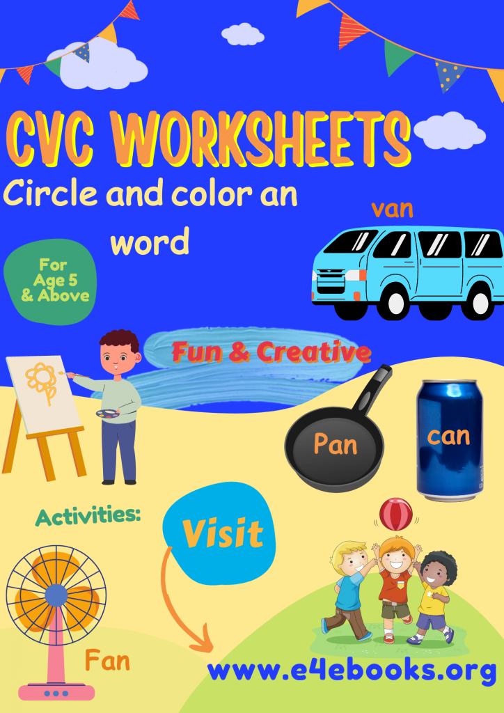 Rich Results on Google's SERP when searching for ' CVC Worksheets, Circle and color 'an' words '