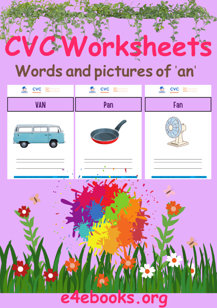 Rich Results on Google's SERP when searching for 'CVC Worksheets, Words and Pictures of 'an''
