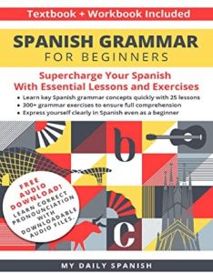 Rich Results on Google's SERP when searching for "Spanish Grammar for Beginners Text Book"