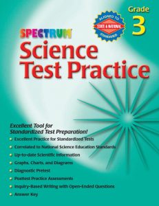 Rich Results on Google's SERP when searching for 'Spectrum Science Test Practice Workbook 3'
