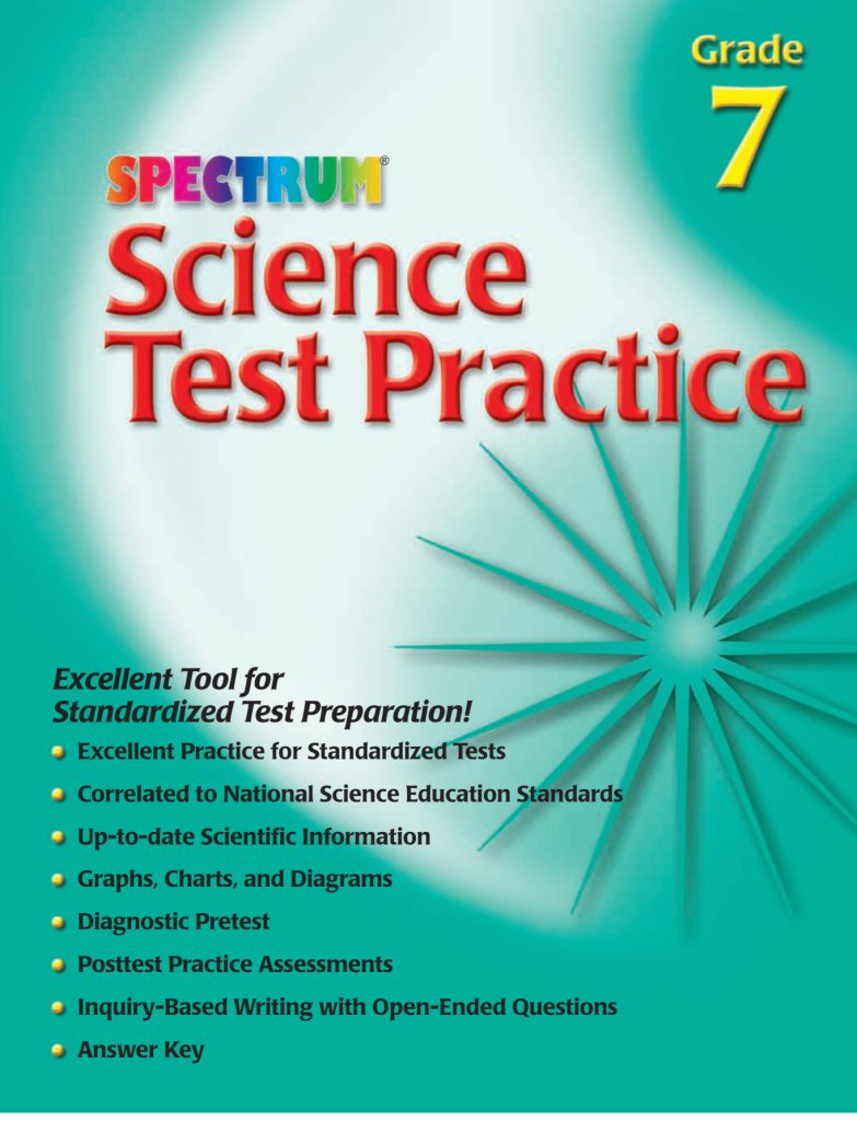 Rich Results on Google's SERP when searching for 'Spectrum Science Test Practice Workbook 7'